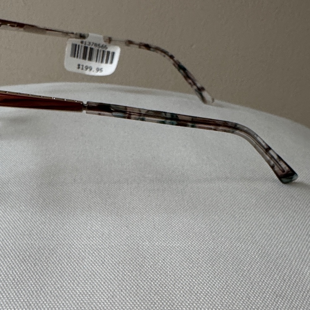 NEW Bebe Women's Elegant Patterned Glasses - Blue/Brown Floral BB5215 - Picture 3 of 12